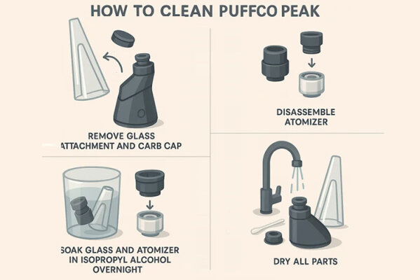 Puffco Peak &amp; Proxy richtig reinigen - Puffco Peak &amp; Proxy richtig reinigen