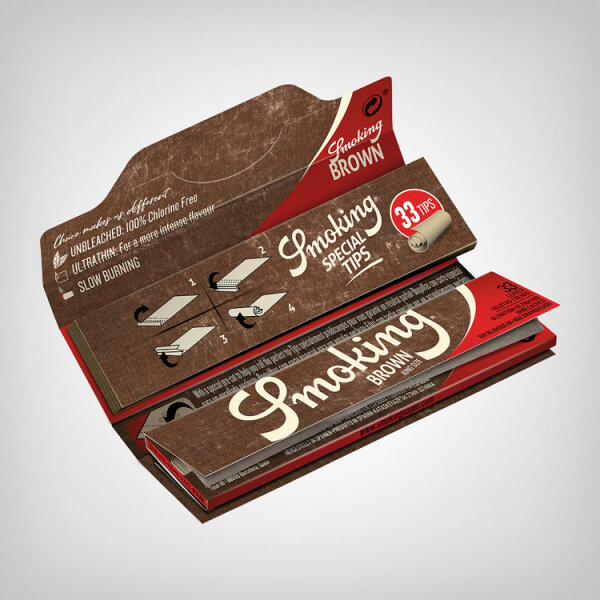 Smoking Brown King Size Longpaper + Tips (einzeln)
