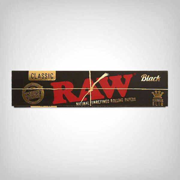 RAW Black Classic King Size Slim Longpaper (einzeln)