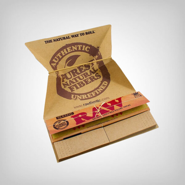 RAW Artesano Classic King Size Slim + Tips (einzeln)