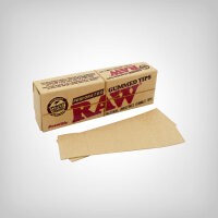 RAW Filter Tips perforiert gummiert (einzeln)