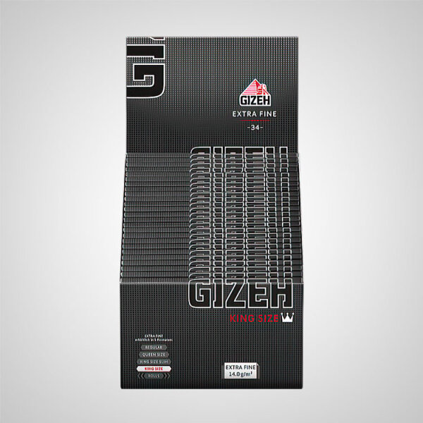 Gizeh Black Extra Fine King Size Longpaper (50er Box)