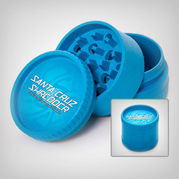 Santa Cruz 3-Piece Shredder Blue Grinder aus Hanf