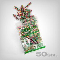 PURIZE Aktivkohlefilter, Bunt, Ø 9mm, 50 Stk.