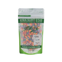 PURIZE Aktivkohlefilter, Rainbow, Extra Slim, Ø 5,9mm, 250 Stk.