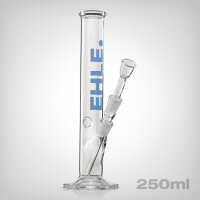 EHLE. Bong gerade, 250ml, inkl. Kupplung, 14,5er, hellblau