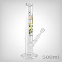 EHLE. Bong Clear Leaf, 500ml, inkl. Kupplung, 18,8er