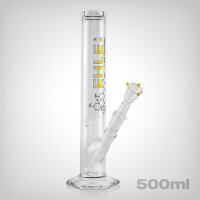 EHLE. Bong LAB-Edition, 500ml, inkl. Kupplung, 18,8er, gelb