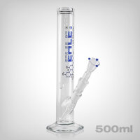 EHLE. Bong LAB-Edition, 500ml, inkl. Kupplung, 18,8er, blau