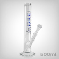 EHLE. Bong LAB-Edition, 500ml, inkl. Kupplung, 18,8er, blau