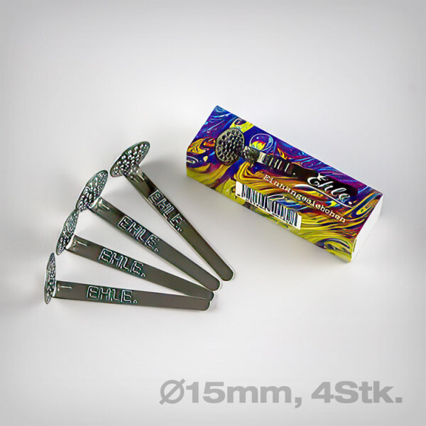 EHLE. Edelstahl Einhängesiebe, Ø 15mm, 4 Stk.