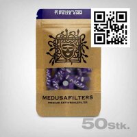 Medusa Aktivkohlefilter Violet Edition, 50 Stk.