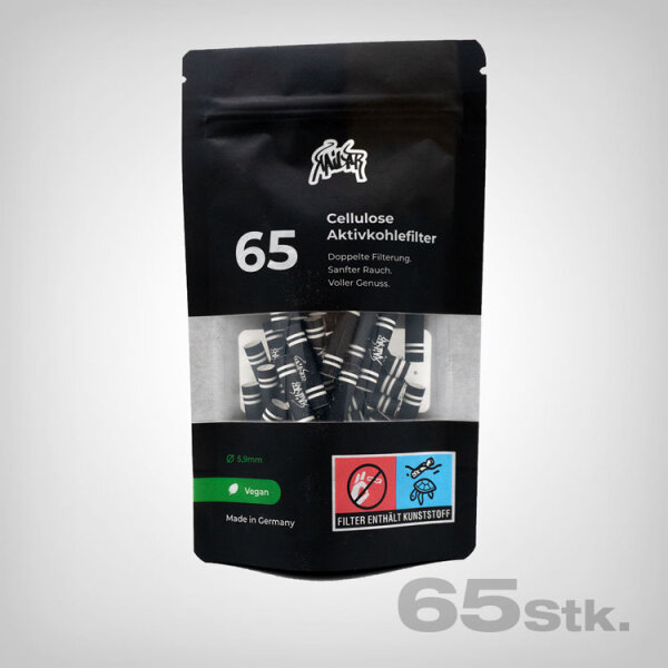Kailar Aktivkohlefilter schwarz, 65 Stk.