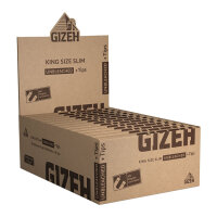 Gizeh Unbleached King Size Slim + Tips (34er Box)