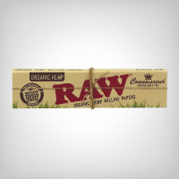 RAW Connoisseur Organic Hemp King Size Slim Longpaper +...